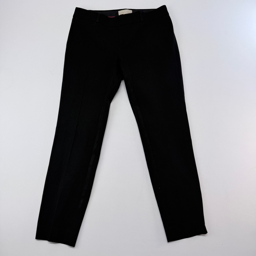 Banana Republic Sloan Fit Black Tapered Dress Pants Womens Size 4 Stretch Ankle